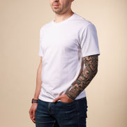 White T-Shirt – Artur - Athletic European Fit