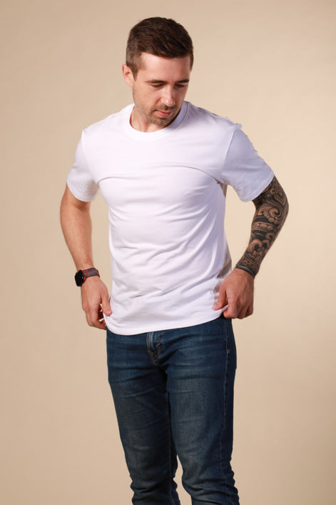White T-Shirt – Artur - Athletic European Fit
