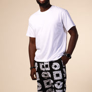 White T-Shirt - Ibrahim - Classic Fit